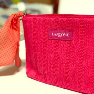 Lancôme Sweater Knit Cosmetic Bag w/ Scarf Pull